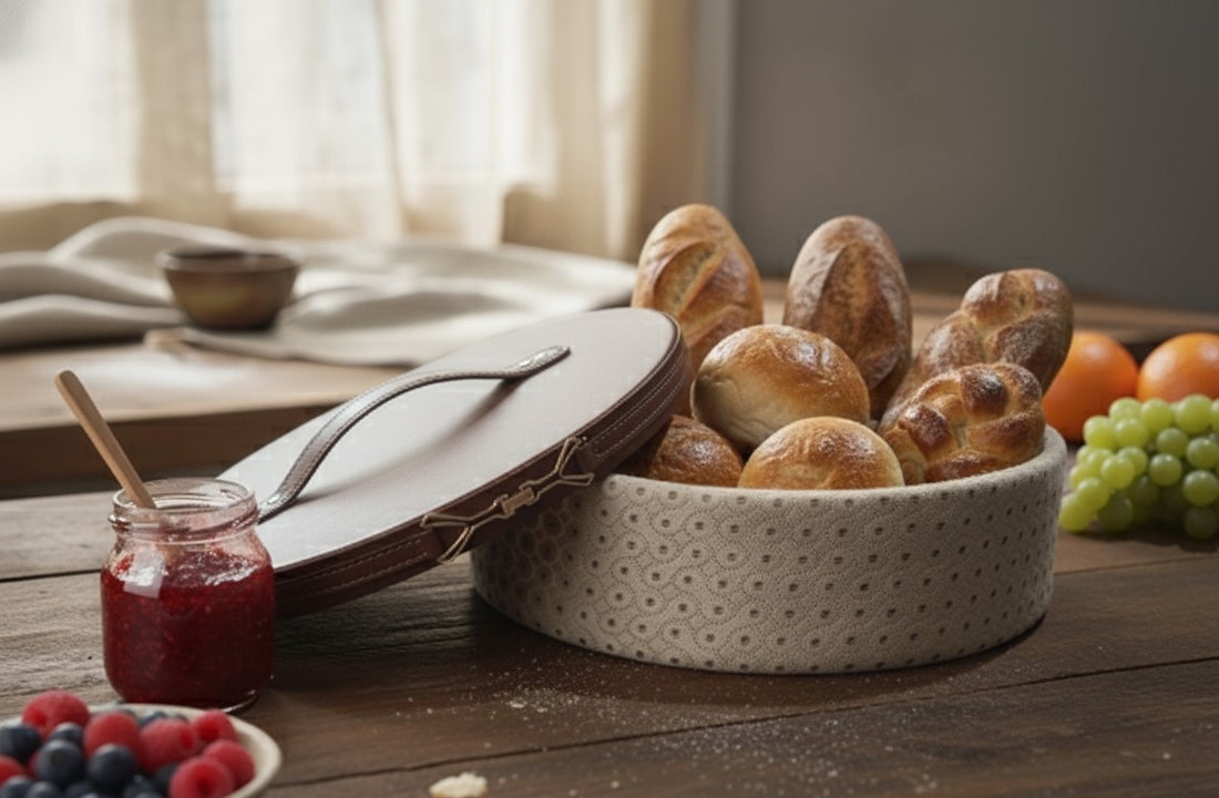 Rustic Crumb Bread Basket