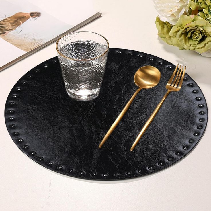 Luxe Black Table Mat