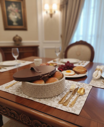 Rustic Crumb Bread Basket
