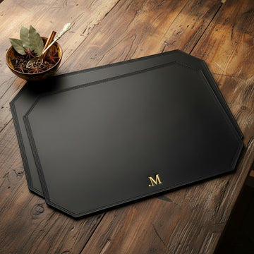 Jet-Black Table Mat