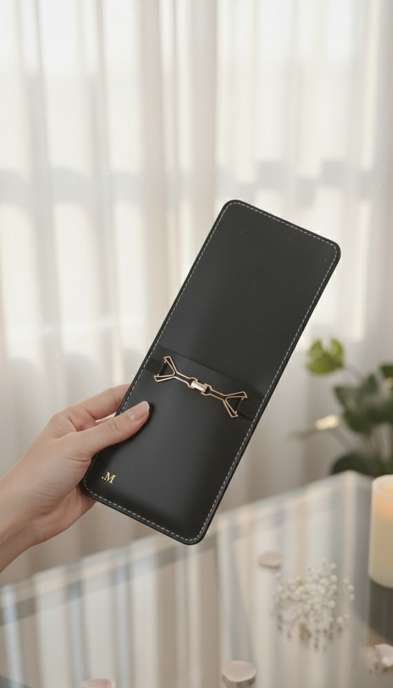 Plain Black Cutlery Sleeve